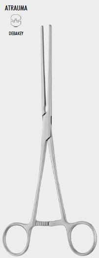 Затискач атравматичний ПОТС (POTTS), 21 см (cm), прямий